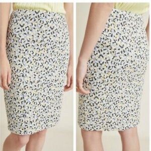 Leopard Jacquard Skirt by Maeve